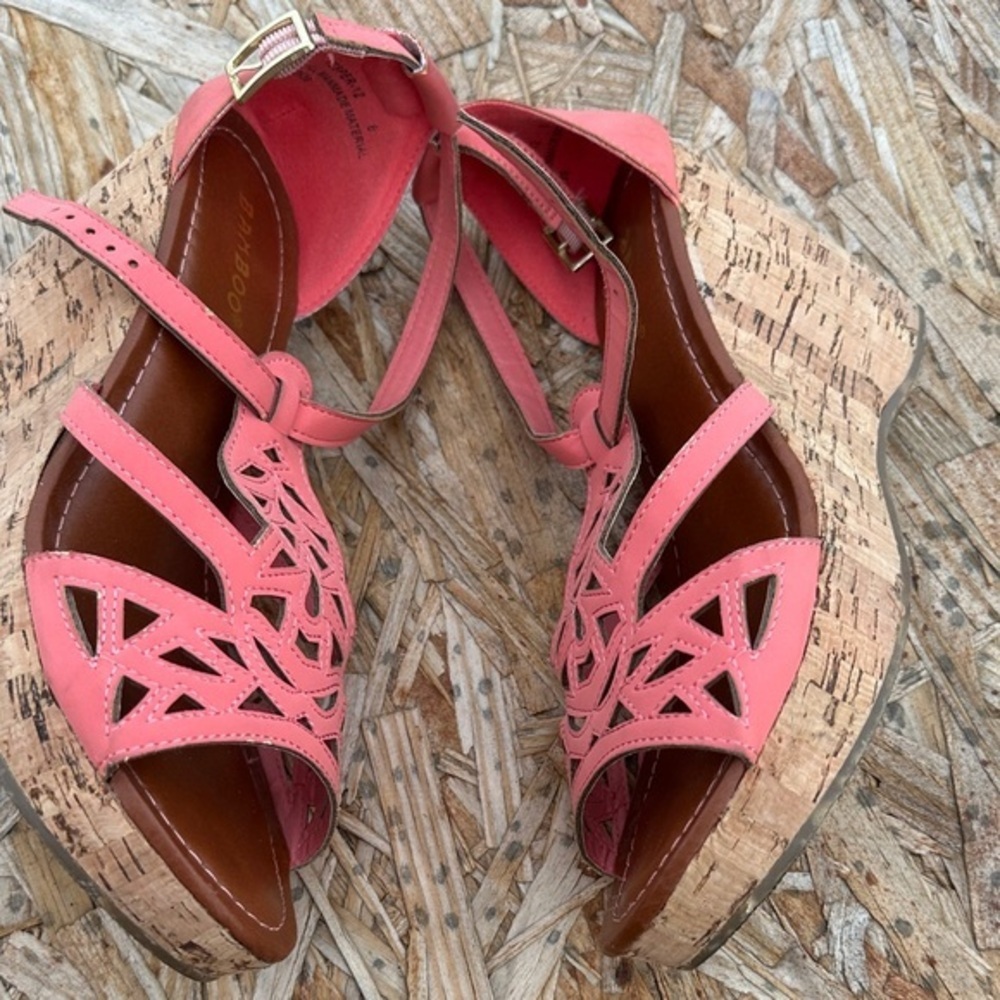 BAMBOO Women's Coral Cutout Sandals
